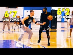 6'7 Luka Doncic vs. 6'2 Kyrie Irving!