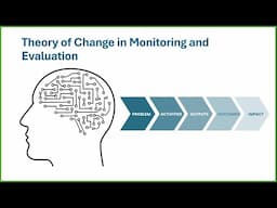 Theory of change in Monitoring and Evaluation