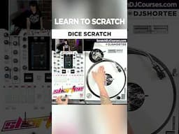 Learn the DICE Scratch 🎲⁠ in a minute! ★ Scratch DJ Tutorial ★ #djshortee shorts