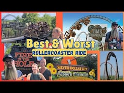 Silver Dollar City PART TWO / Best & Worst Ride / Time Traveler Fire in the Hole