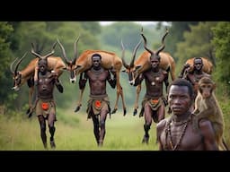 FEARLESS Hadzabe Tribesmen Hunt WILD Antelope!