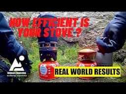 JetBoil & MSR Reactor | Testing With Low Gas & High Wind | Camping Stove Efficiency Shoot Out