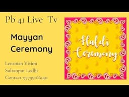 🔴 Live   || MAYYAN  CEREMONY & NANKISHAK  ||DATE-30-01-2025