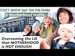 The Lie That Motherhood Isn’t Enough & God’s Truth | Embrace Your God-Given Ministry | Snow Vlog ❄️