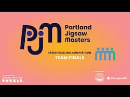 Portland Jigsaw Masters Team Finals Speed Puzzling Competition