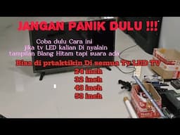 TV LED Blank Tidak Muncul Gambar Suara Normal #viral