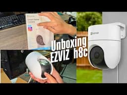 Unboxing EZVIZ H8C 4MP CCTV IP Camera in Pakistan with Video Footage Test