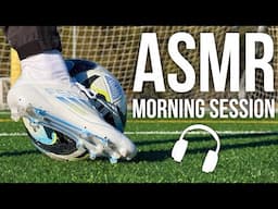 ASMR Morning Training Session For Soccer / Football In Adidas F50 Elite