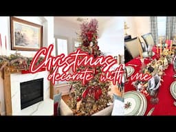 CHRISTMAS DECORATE WITH ME 2024 / CHRISTMAS DECOR IDEAS / LIVIMG ROOM CHRISTMAS DECOR