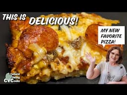 Homemade Pizza -  Pizza Casserole - Mac N Cheese Pizza Casserole