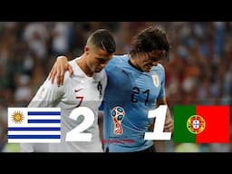 Uruguay 2 - 1 Portugal Cavani double kick sends Cristiano Ronaldo Home