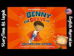 Benny the Brave in The First Day Jitters written by Julie Ann Penn & Darren Penn. #readaloud #story