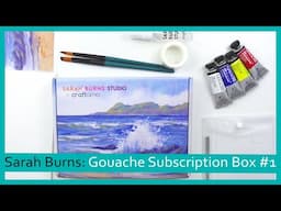 ✨Sarah Burns Gouache Subscription Box! ✨January Unboxing