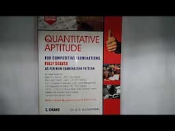 RAILWAY Best math book english version ||| R S AGGARWAL ||| QUANTITATIVE APTITUDE |||