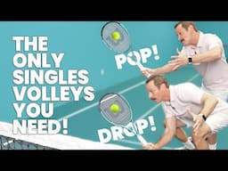 Win More Singles Tennis Matches By Mastering These Two Shots | Singles Net Play