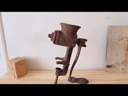 Old, Rusty Meat Grinder: Restored To New!