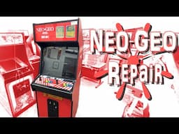 Well, They Burnt Up The Monitor In This Neo Geo Arcade Machine....