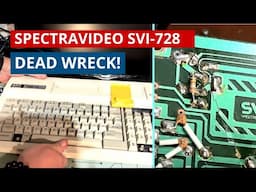 Can this WRECK be repaired ? Spectravideo SVI-728 MSX - Patreon Christmas promo code: 01751