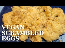 VEGAN Scrambled Eggs (From Mung Beans)! You'll never want to make it any other way!