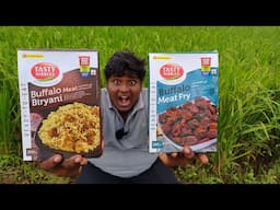 எருமை மாட்டு கறி பிரியாணி|Instant Baffalo Meat Biryani Kit|Village Food Safari