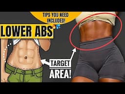 Intense LOWER ABS | Burn LOWER BELLY POUCH FAT This Way: Use These Tips, No Equipments EP 12