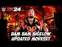 WWE 2K24 Bam Bam Bigelow Updated Moveset