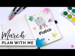 Plan With Me || March 2019 Bullet Journal Setup