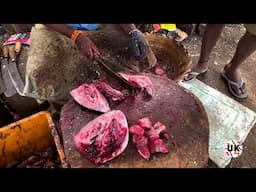 TREVALLY FISH CUTTING | FISH CUTTING SKILLS | FISH CUTTING VIDEOS #kasimedu | UK SONS MARINE