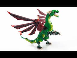 LEGO Creator 3-in-1 Medieval Dragon main model review! 31161 #NotSponsored