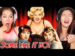 Foreign Girls React | Some Like It Hot | First Time Watch