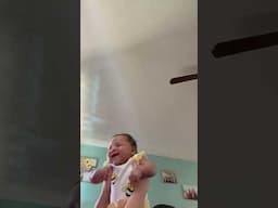 Elana dancing to “Sunshine Girls” Featuring Bella screaming Elana’s name lol. #baby #infant #cute