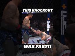 This Knockout by Tafa Was FAST!! #mma #ufc #shorts