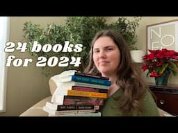 24 books to read in 2024 | lit fic, fantasy, & classics