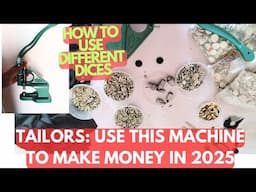 RIVET MACHINE: HOW TO USE RIVET MACHINE WITH DIFFERENT DICES.