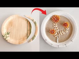 Broken Plates to Beautiful Crafts | Super Recycling ideas with Broken Plates | Jute Craft ideas