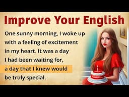 Learn English Through Story🚨The Special Day in My Life | Reading & Listening | English Story