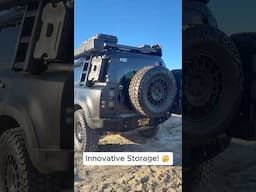 Innovative Storage! 🤔 #landrover #offroad #newdefender #landroverdefender #defender