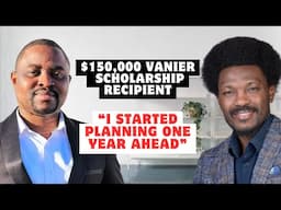 How I Got $150,000 VANIER Scholarship For my PhD in Canada | Dr. Taiwo Bello