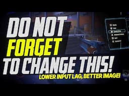 You Can LOWER INPUT LATENCY in ALL Games AND IMPROVE Visual Quality by Changing this!