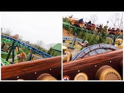 Max + Moritz - Efteling | Split-View | 4K Front Row POV