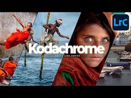 How to Create the KODAK KODACHROME Look in Lightroom Classic Tutorial