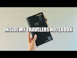 Minimal Traveler's Notebook Setup | everyday planner & journal