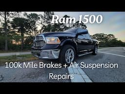 Ram 1500 Air Suspension Leak Repairs + Brake Job