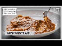 Delicious Whole Wheat Ravioli w/ Spring Chimichurri & Marinara Sauce | The Farmer & The Foodie | KET