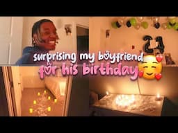 SURPRISING MY BOYFRIEND FOR HIS BIRTHDAY