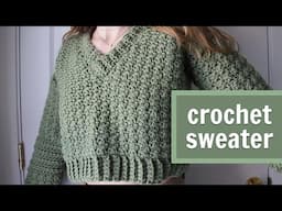 Simple Crochet Sweater Tutorial!