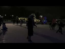 Ice Skating Boston Common Fun Frog Pond Winter January 2025 Panasonic GH7 Leica 12-60mm lens HLG HDR