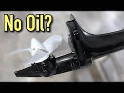 Does a Hangkai electric outboard motor have gear oil in the lower unit? How to check!