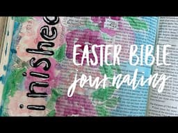 It is finished | Easter Bible Journaling