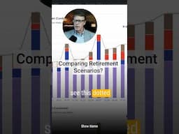 Power of Comparing Retirement Scenario Forecasts #retirement #investing #retirementplanning